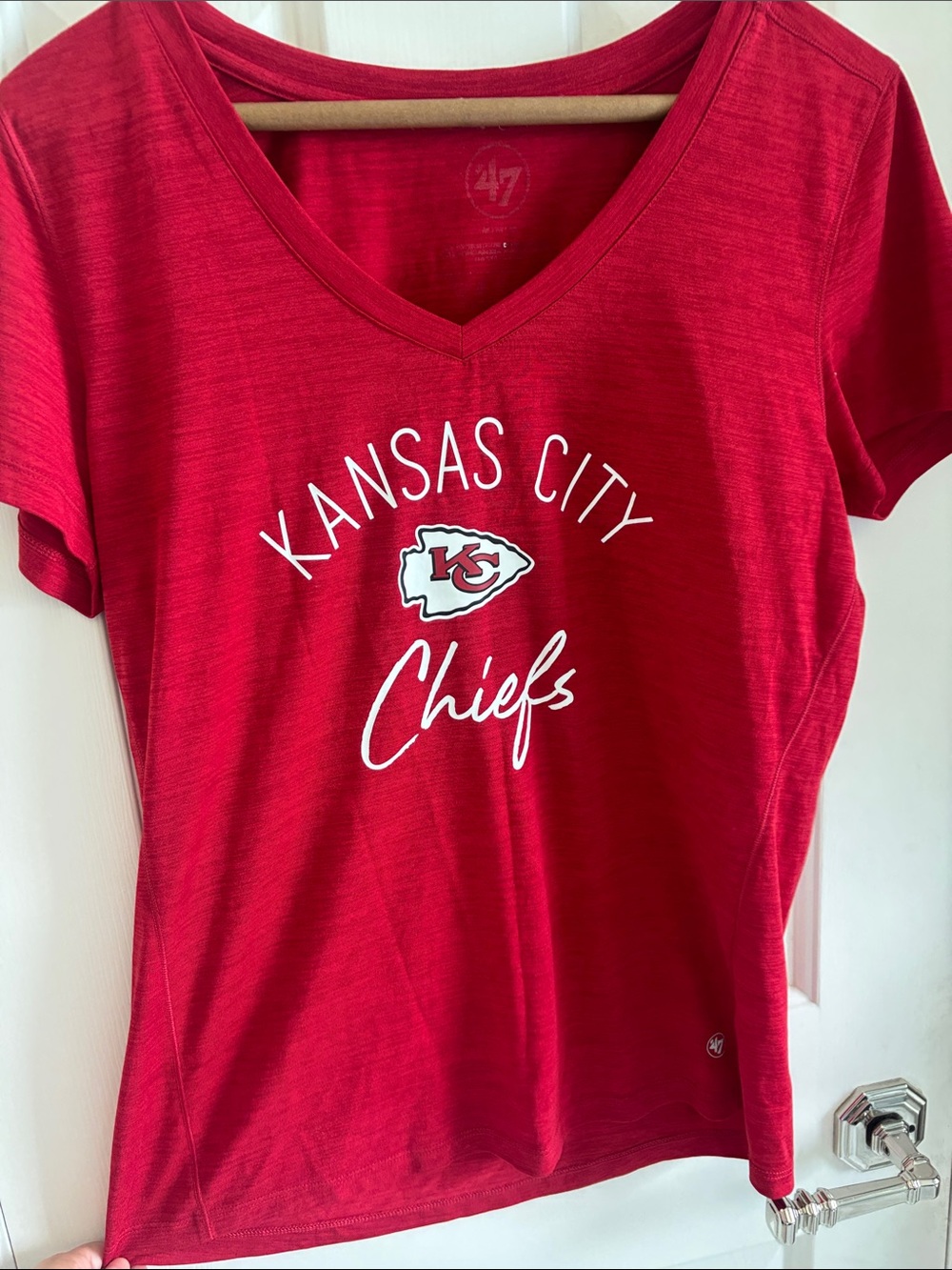 47 Kansas City Chiefs Red V‑Neck Tee